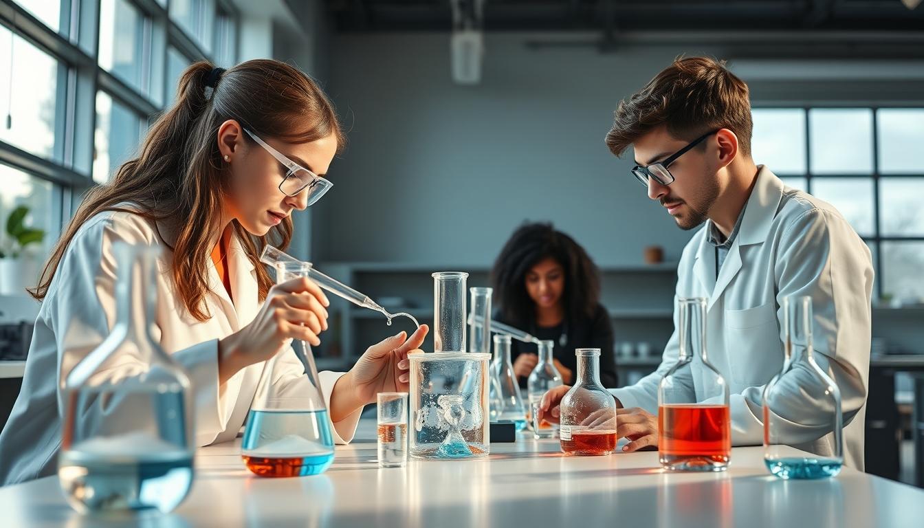 Student using learning strategies while studying